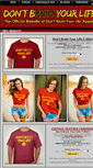 Mobile Screenshot of dontbruinyourlife.net